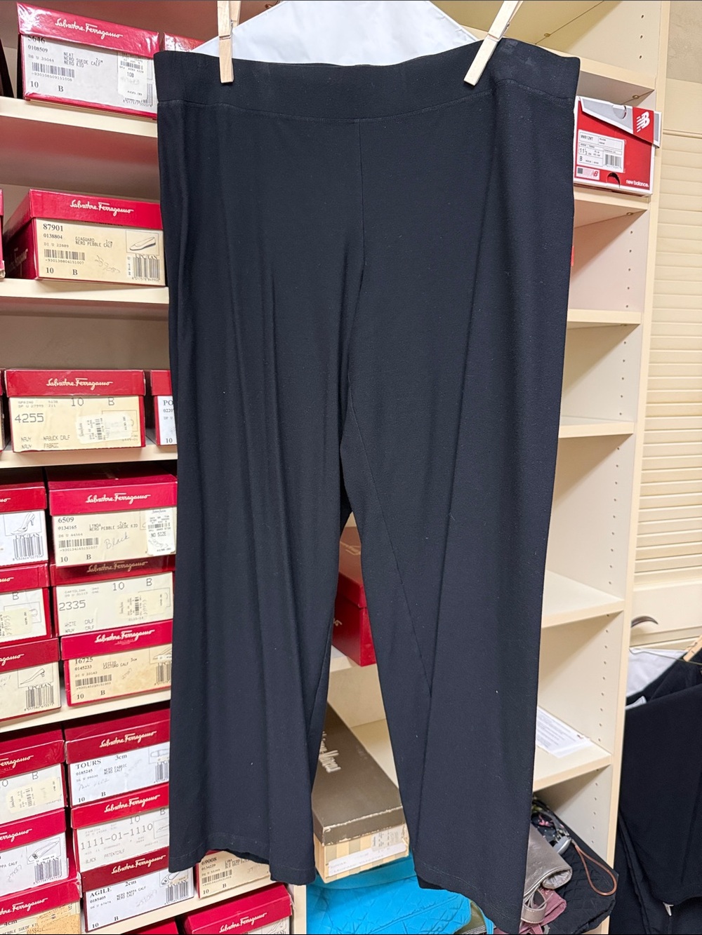 Eileen Fisher Women's black Pull-On Pants
